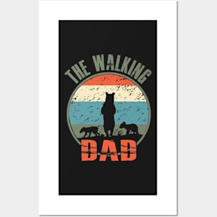 Father Father's Day The walking Dad Bear Posters and Art